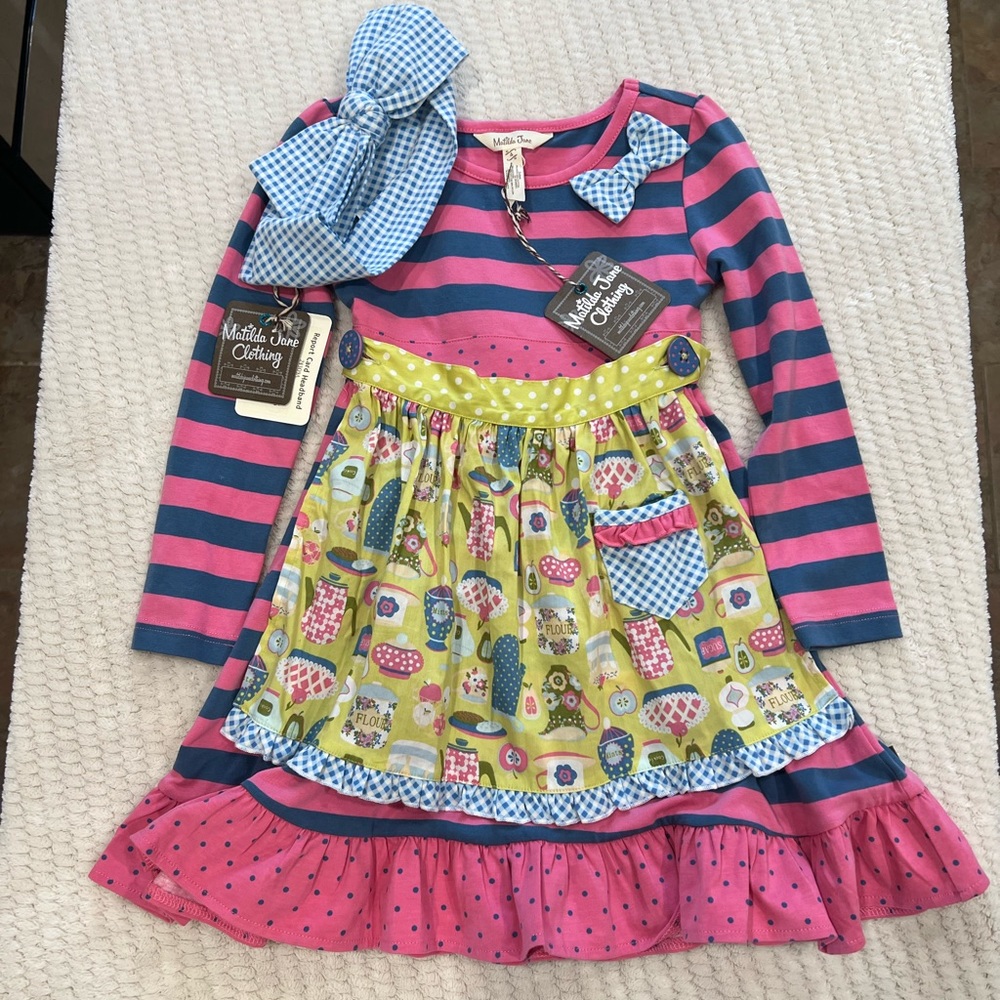 Matilda Jane Something’s Cooking Dress Sz 4
